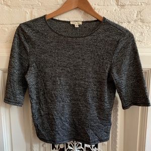 Grey Knit Top